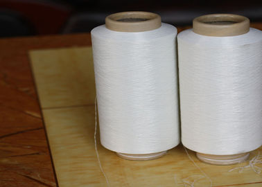 150D / 144F semi Saai Sim-Polyesterdty Garen voor het Weven van Ruwe Witte Vrije Steekproef leverancier