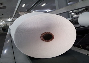 Polyester Gesponnen Maagdelijke Witte, Gesponnen de Polyester Naaiende Draad van Garenjaren '30 voor het Breien/het Weven leverancier