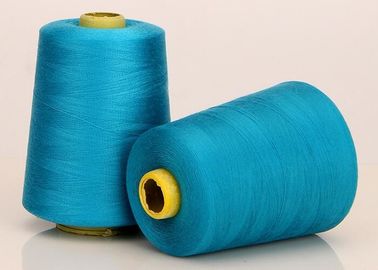 De hoge Hardnekkigheids100% Ring spon Polyester Naaiende Draad 20s/6 1*6 met Geverfte Buizen leverancier